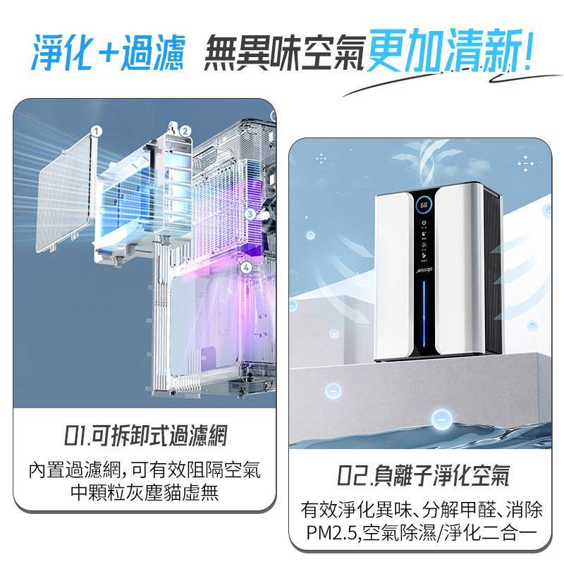 【Jessga】H10空氣清淨除濕機